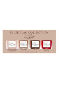 Nails.INC Beige Flag 4-Piece Nail Polish Set