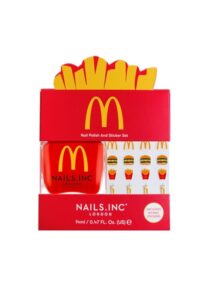 Nails.INC Nails.INC X McDonald's Fries Nail Polish and Sticker Set