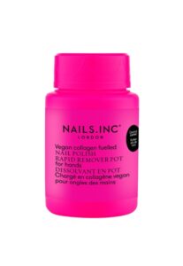 Nails.INC Powered by Vegan Collagen Nail Polish Remover Neon Pink