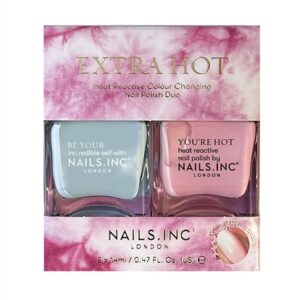 Nails.INC Extra Hot Colour Changing Nail Polish Duo