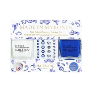 Nails.INC Made In Mykonos Nail Polish and Stickers Set