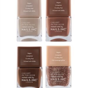 Nails.INC Caught In The Nude 4-Piece Set