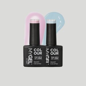 Mylee Maybe Baby LED/UV Gel Nail Polish Duo - 2x10ml - Long Lasting At Home Manicure/Pedicure, High Gloss And Chip Free Wear Nail Varnish