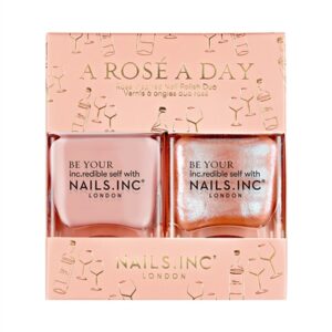 Nails.INC A Rosé A Day Scented Nail Polish Duo