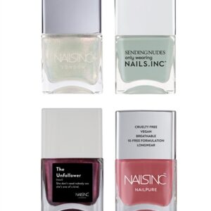 Nails.INC Away We Glow 4-Piece Nail Polish Set