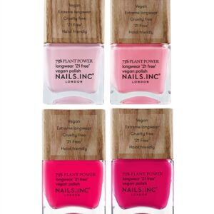 Nails.INC Best of Blush 4-Piece Plant Power Nail Polish Set