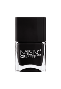 Nails.INC Black Taxi Gel Effect Nail Polish