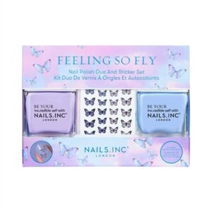 Nails.INC Feeling So Fly Nail Polish and Stickers Set