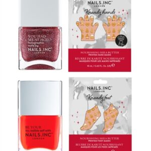 Nails.INC Festive Feels and Heels Nail Polish and Masking Duo