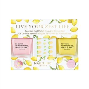 Nails.INC Live Your Zest Life Nail Polish and Stickers Set