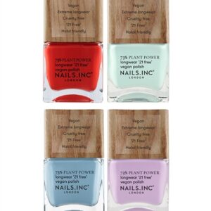 Nails.INC Loud and Proud 4-Piece Plant Power Pride Nail Polish Set