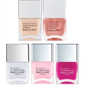 Nails.INC Pink Pleasers 5-Piece Nail Polish Set