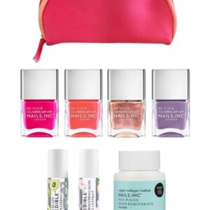 Nails.INC Simply The Zest 8-Piece Nail And Lip Set