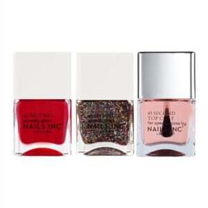 Nails.INC Speedy and Sparkle 3-Piece Nail Polish Set