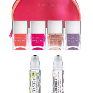 Nails.INC Squeeze the Day 6-piece Nail and Lip Set