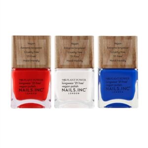 Nails.INC The Best Of British Plant Power Vegan Nail Polish Trio