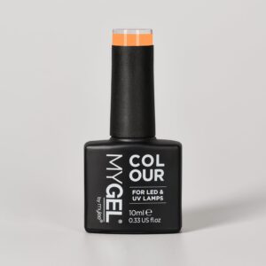 Mylee Safari Trip LED/UV Orange Gel Nail Polish - 10ml - Long Lasting At Home Manicure/Pedicure, High Gloss And Chip Free Wear Nail Varnish