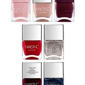 Nails.INC The Party Season Essentials 7-Piece Nail Polish Kit